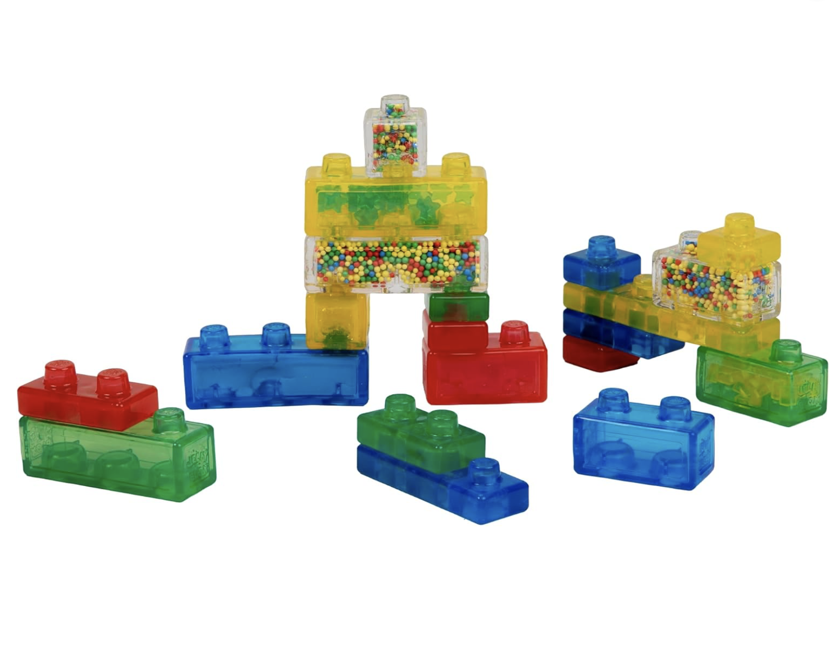 Goliath jelly blocks travel toy squishy building blocks